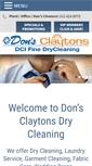 Mobile Screenshot of donsclaytons.com